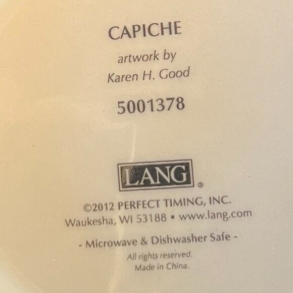 Lang CAPICHE Ceramic Mug with Artwork by Karen H. Good - Picture 7 of 7